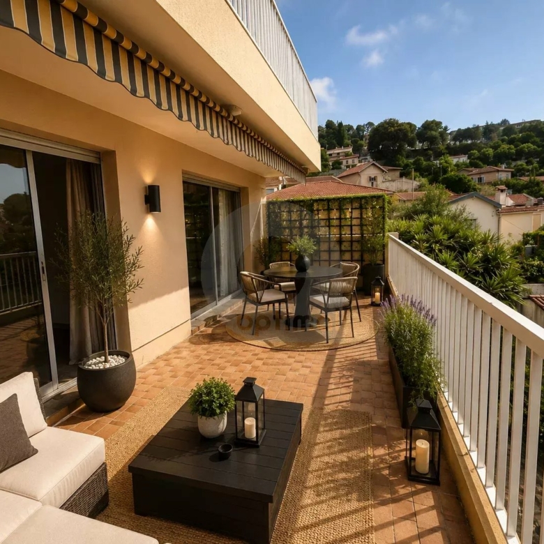 Beau 3 pièces avec grande terrasse