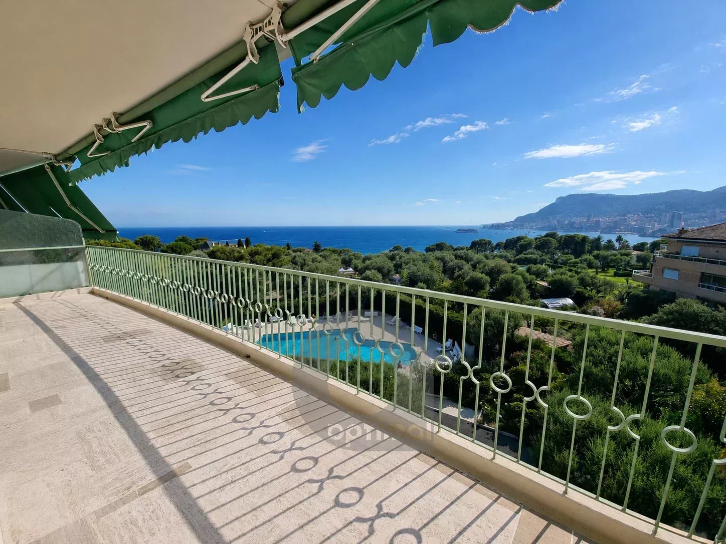 Magnifique 4 pièces au cap martin, vue panoramique mer et Monaco