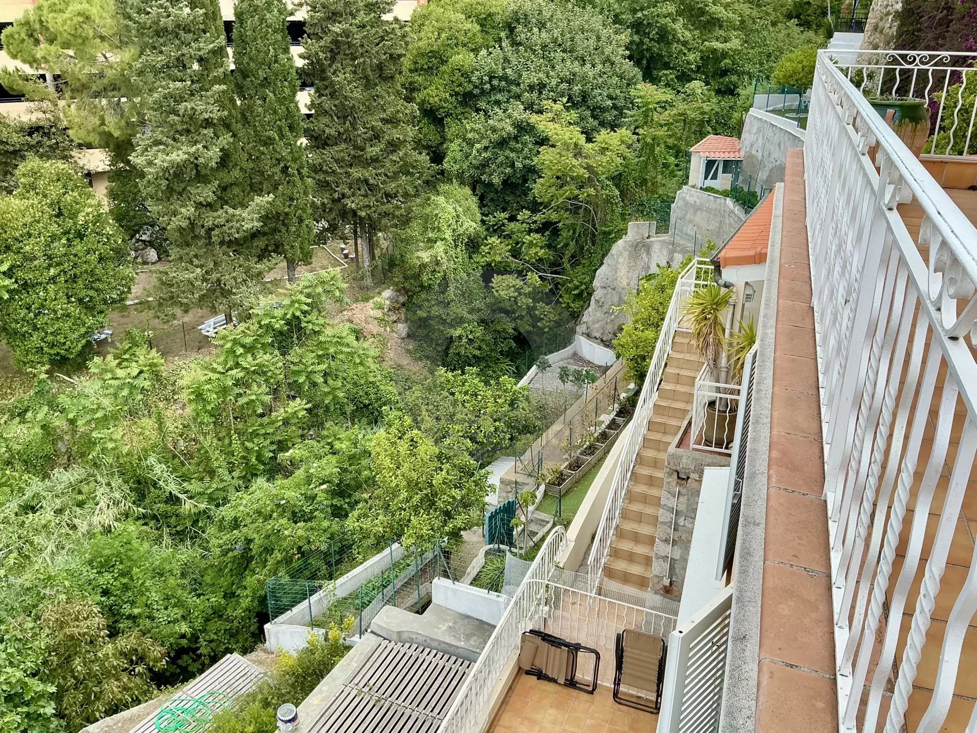 VENTE APPARTEMENT DUPLEX 4P VUE MER ROQUEBRUNE CAP MARTIN-GOLFE BLEU