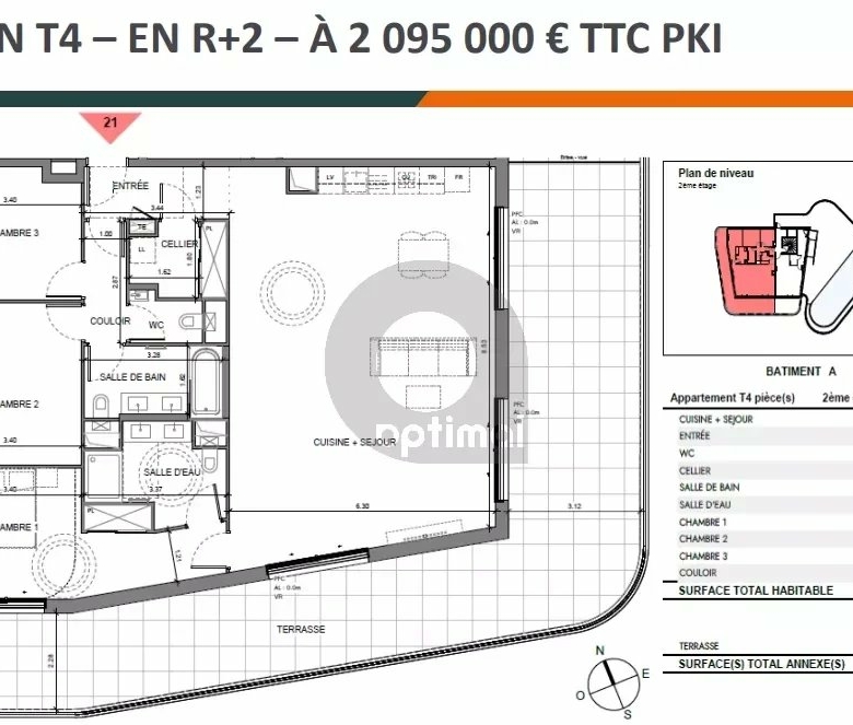 EZE – PROGRAMME NEUF – Livraison T3 2027 – 4 PIECES avec terrasse + Parking en sous-sol