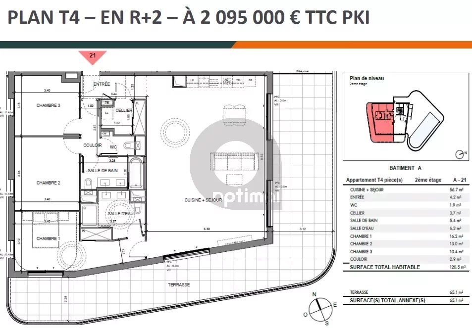 EZE – PROGRAMME NEUF – Livraison T3 2027 – 4 PIECES avec terrasse + Parking en sous-sol