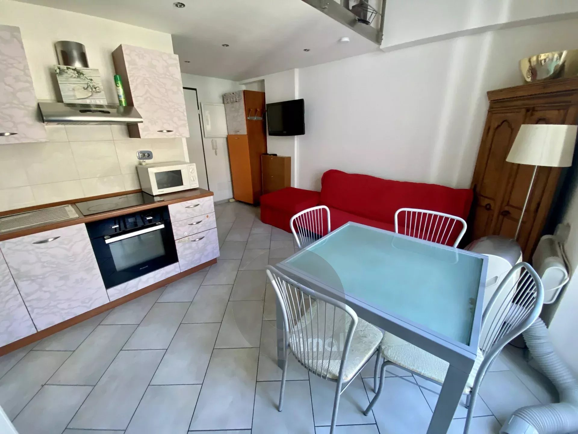 Menton Garavan – Résidence Bourgeoise Front de Mer – 2 pièces avec mezzanine