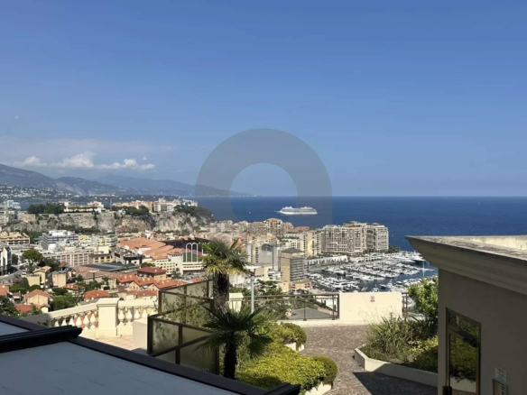 CAP-D’AIL: A deux pas de MONACO bel appartement 2 pièces avec piscine dans résidence de grand standing