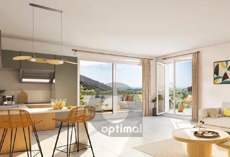 MENTON – PROGRAMME NEUF – Livraison Fin 2025 – 3 PIECES avec terrasse + Parking en sous-sol