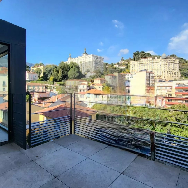 Menton centre – Immeuble neuf – Appartement deux pièces avec terrasse