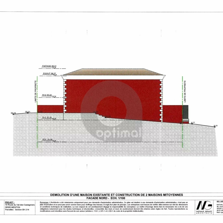 DEUX MAISONS MITOYENNE PERMIS ACCORDE ET PURGE