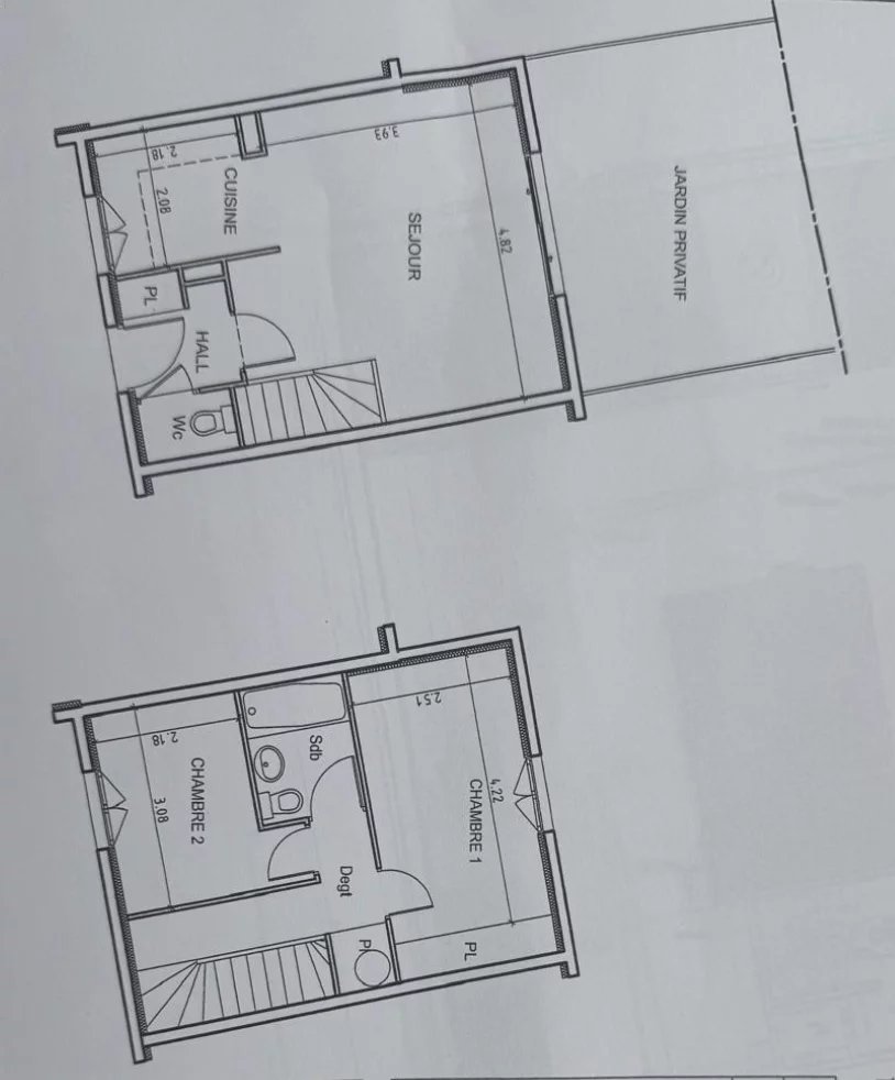 Charmant duplex 3 pièces avec terrasse et parking – Menton centre