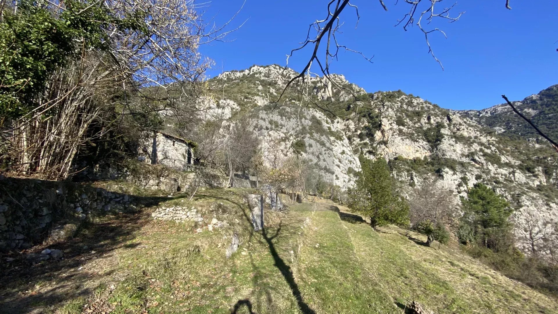 Terrain Non Constructible à Gorbio: Vue Panoramique