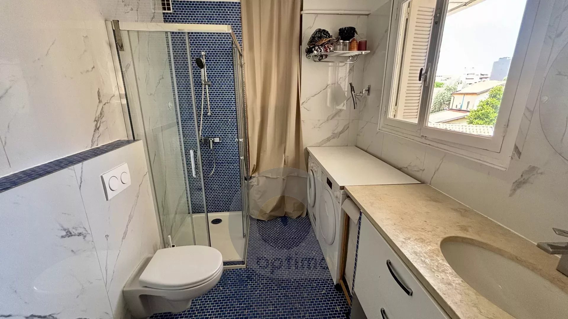 MENTON -Quartier du Centenaire , 2 pièces de 46.94m²