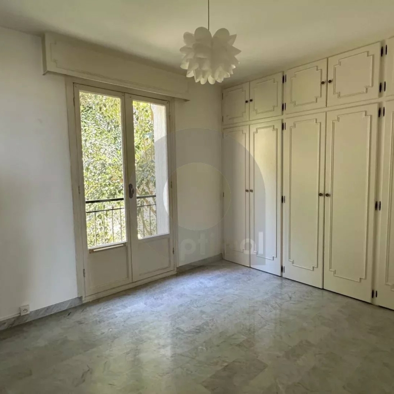 MENTON – TERRES CHAUDES: APPARTEMENT 2P AVEC VUE MER PANORAMIQUE –  GARAGE et CAVE