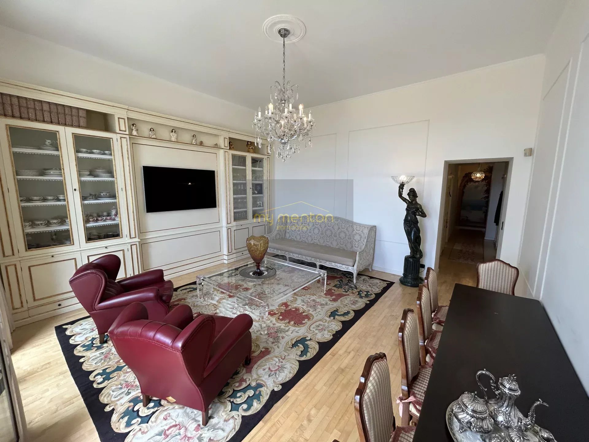 Menton Garavan – Luxueux 3 pièces avec vastes terrasses, vue mer panoramique