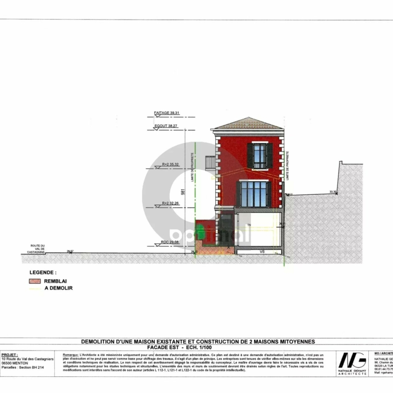 DEUX MAISONS MITOYENNE PERMIS ACCORDE ET PURGE