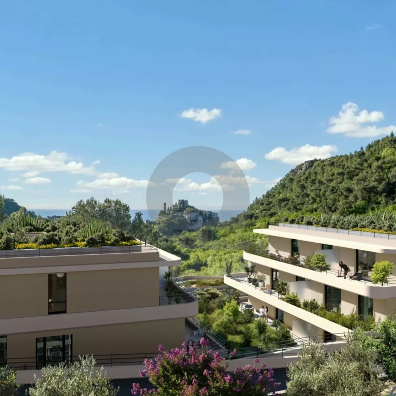 EZE – PROGRAMME NEUF – Livraison Fin 2027 – 3 PIECES avec terrasse + Parking en sous-sol
