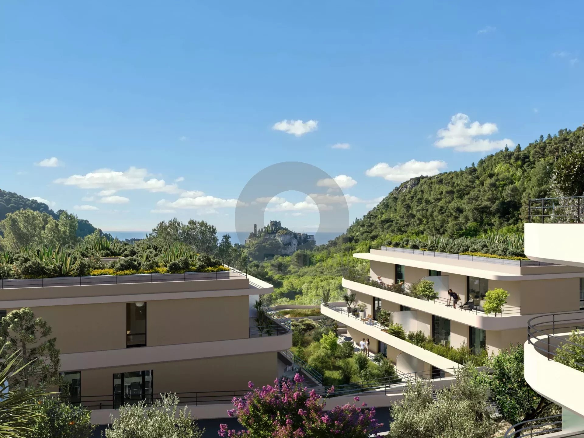 EZE – PROGRAMME NEUF – Livraison Fin 2027 – 5 pieces avec terrasses + Parking en sous-sol