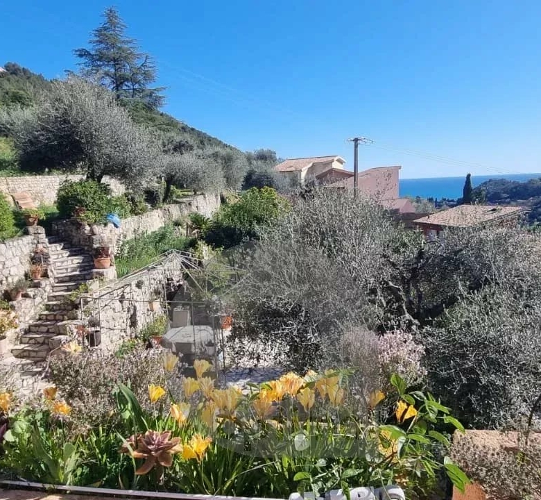 Propriété CASTELLAR villa 188 m² bassin terrain vue mer