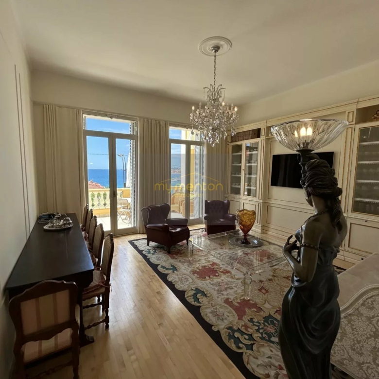 Menton Garavan – Luxueux 3 pièces avec vastes terrasses, vue mer panoramique