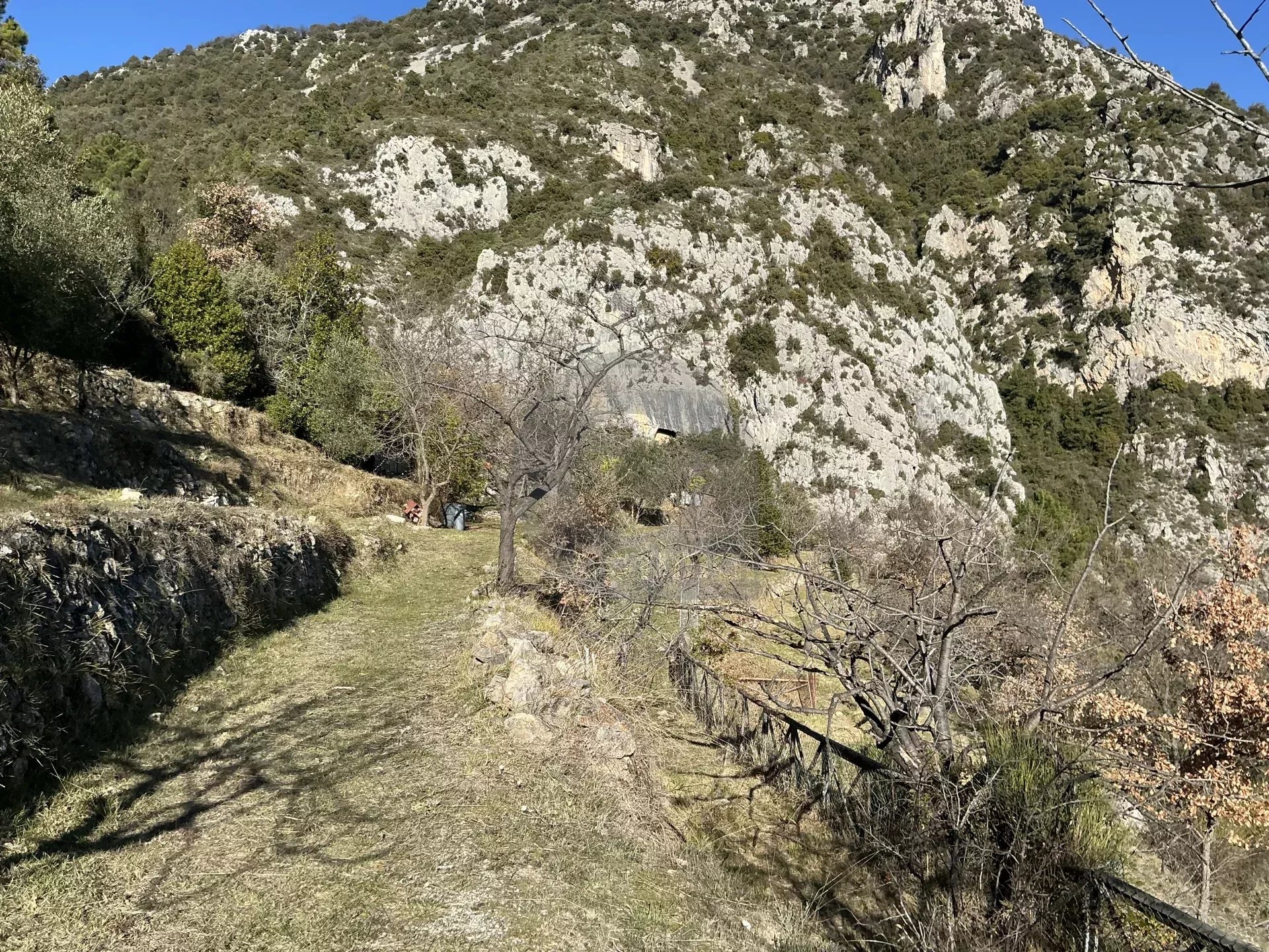 Terrain Non Constructible à Gorbio: Vue Panoramique