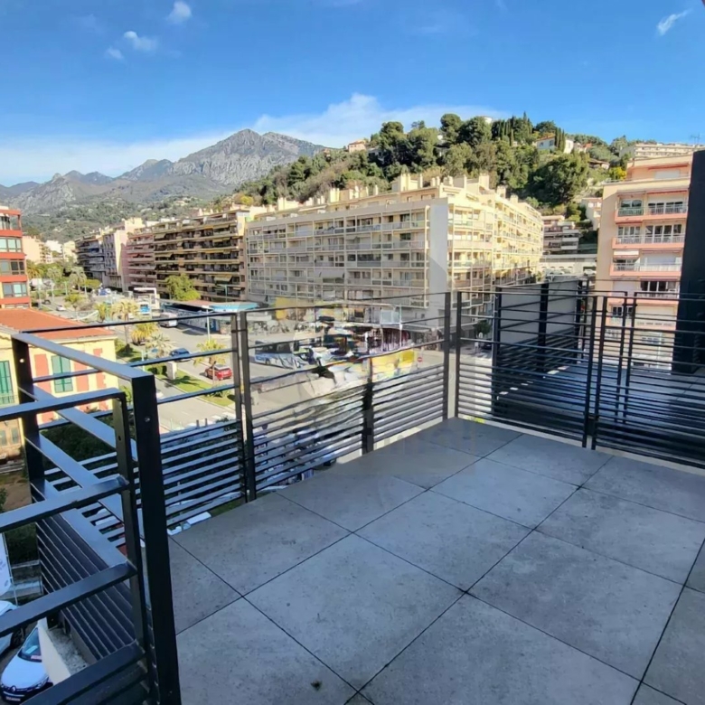 Menton centre – Immeuble neuf – Appartement deux pièces avec terrasse