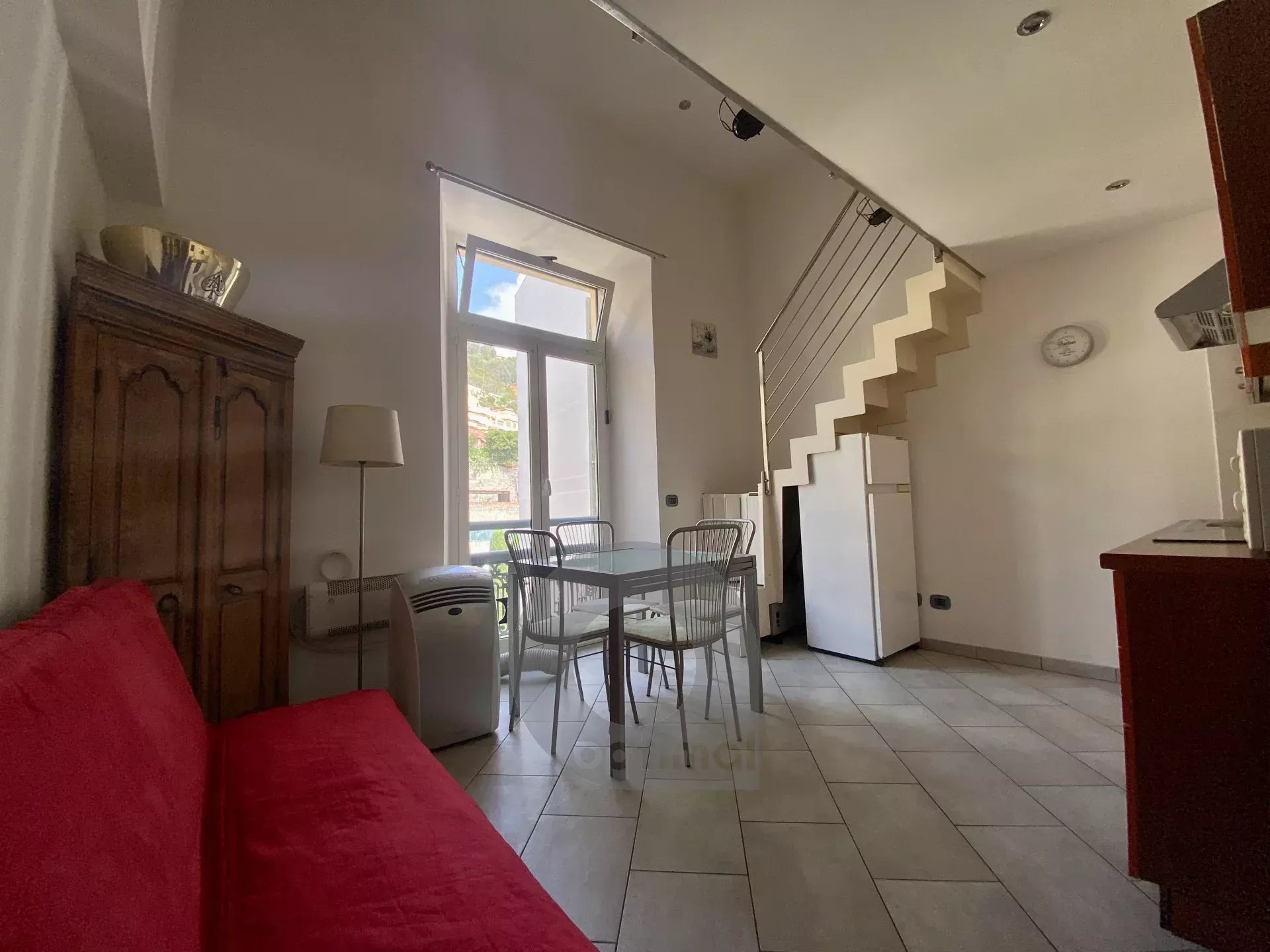 Menton Garavan – Résidence Bourgeoise Front de Mer – 2 pièces avec mezzanine