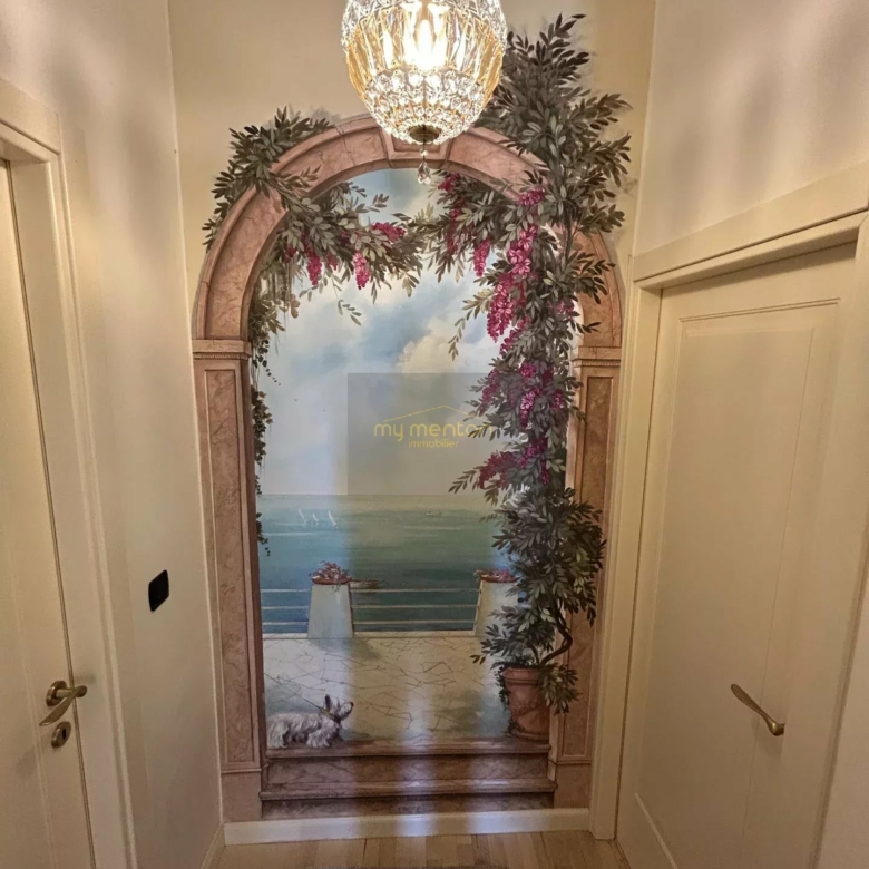 Menton Garavan – Luxueux 3 pièces avec vastes terrasses, vue mer panoramique
