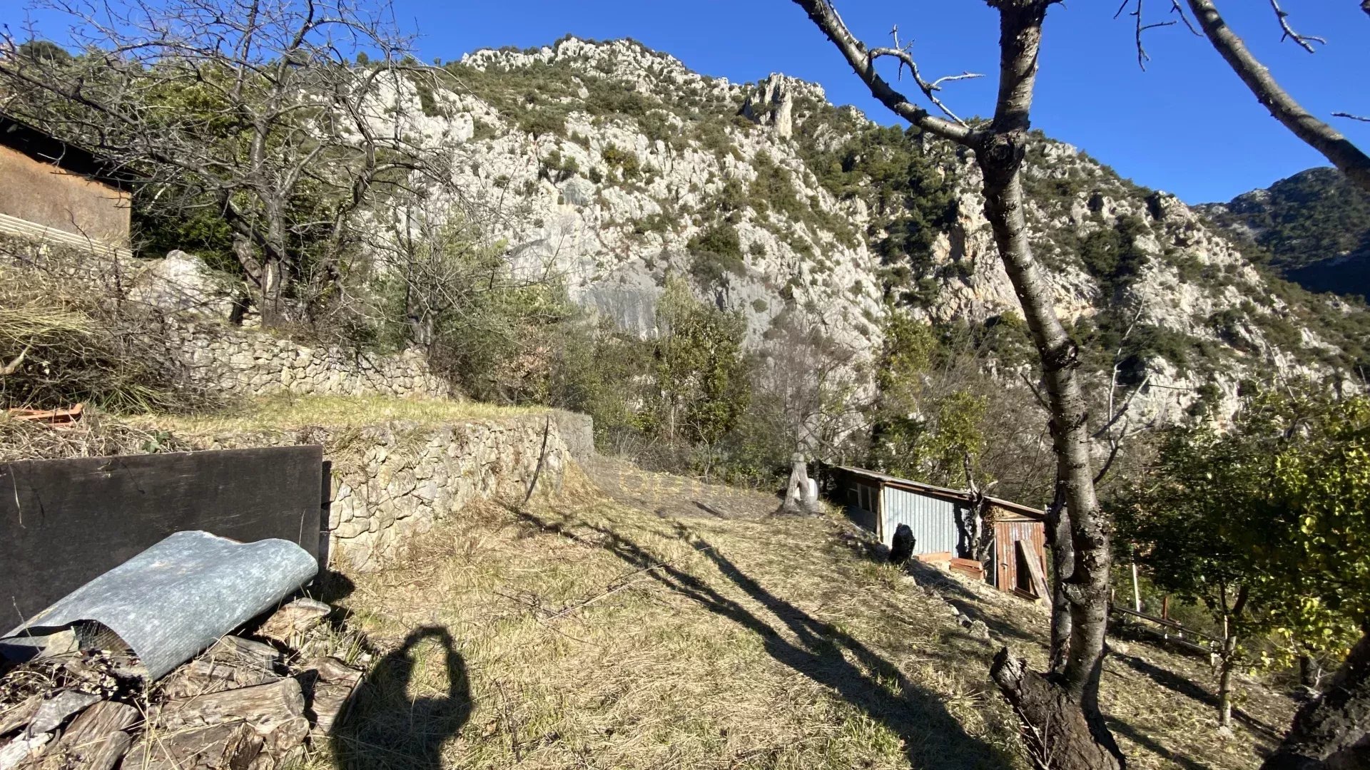 Terrain Non Constructible à Gorbio: Vue Panoramique
