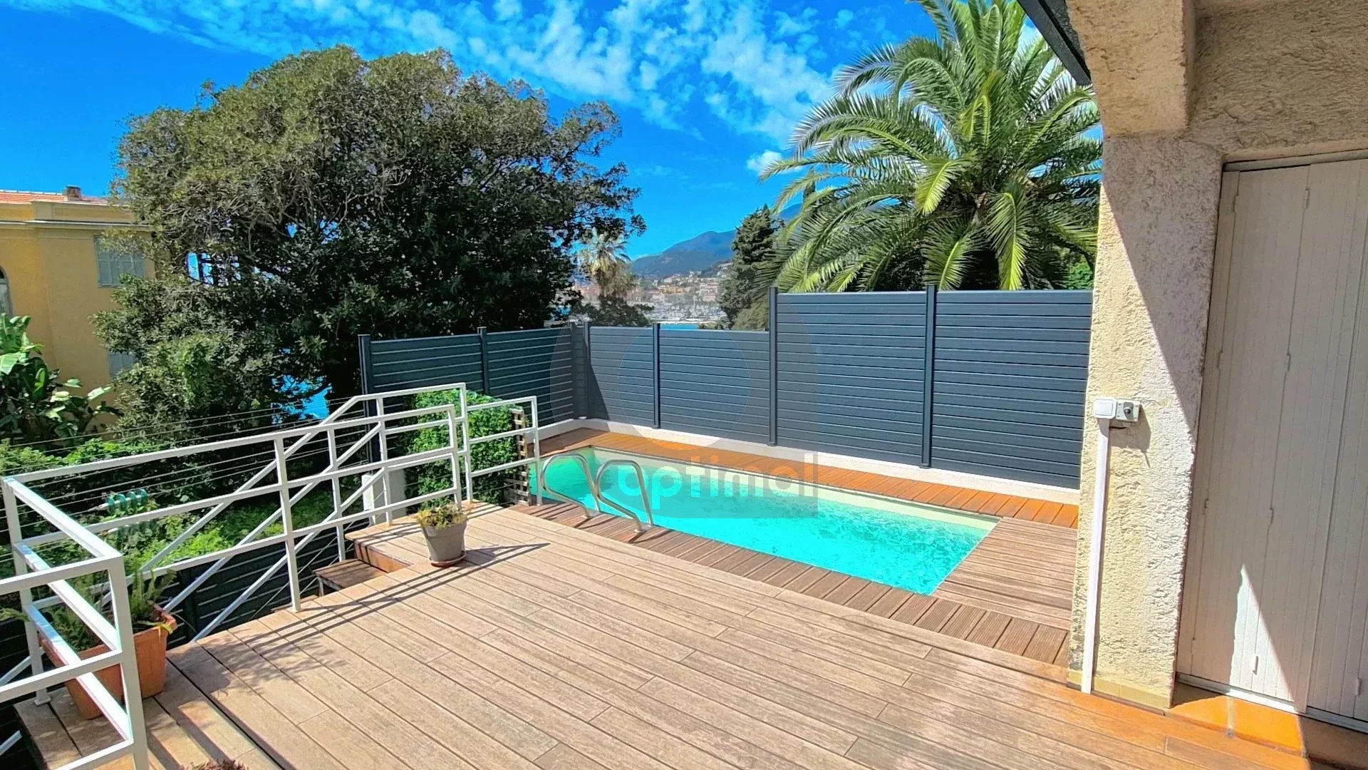 🌿 Charmante Maison de Ville mitoyenne avec Vue  –Mer et Menton Quartier Garavan, Menton