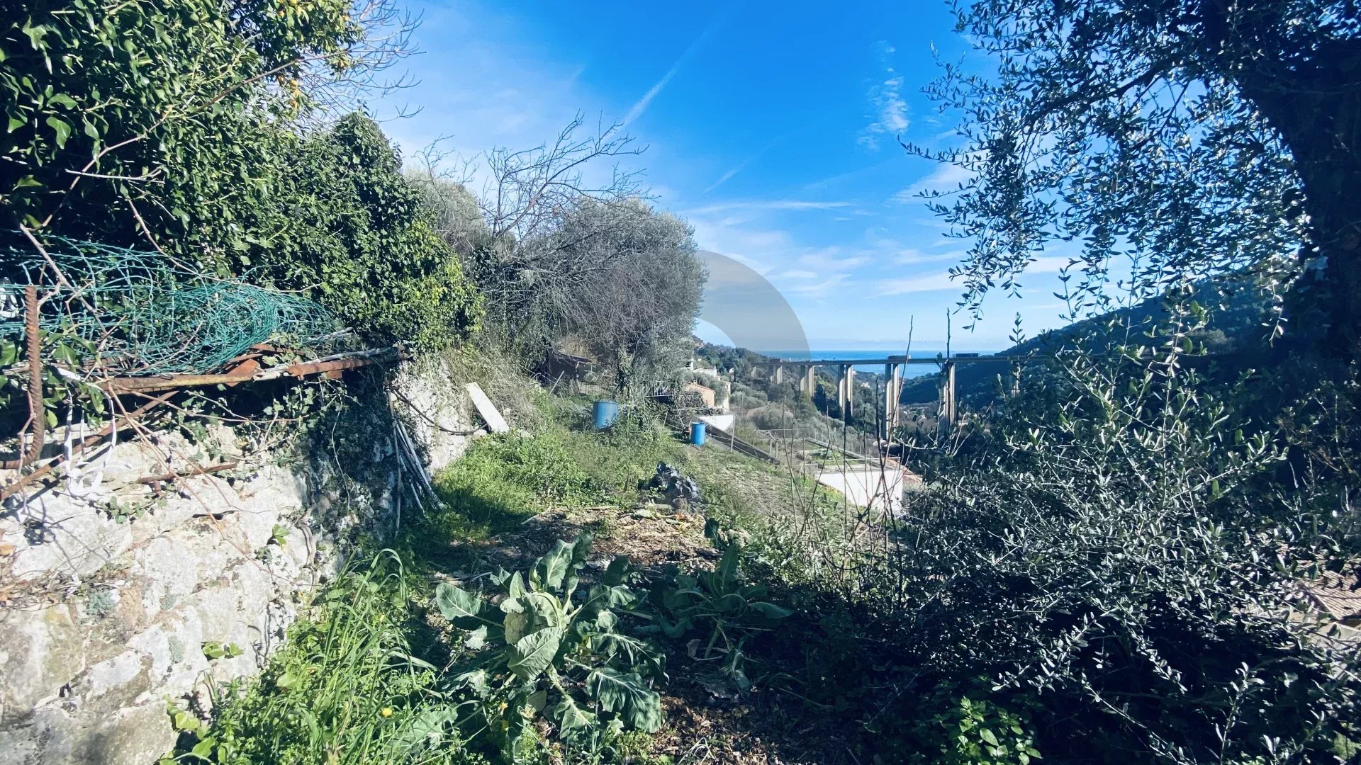 VENTE TERRAIN CONSTRUCTIBLE À GORBIO