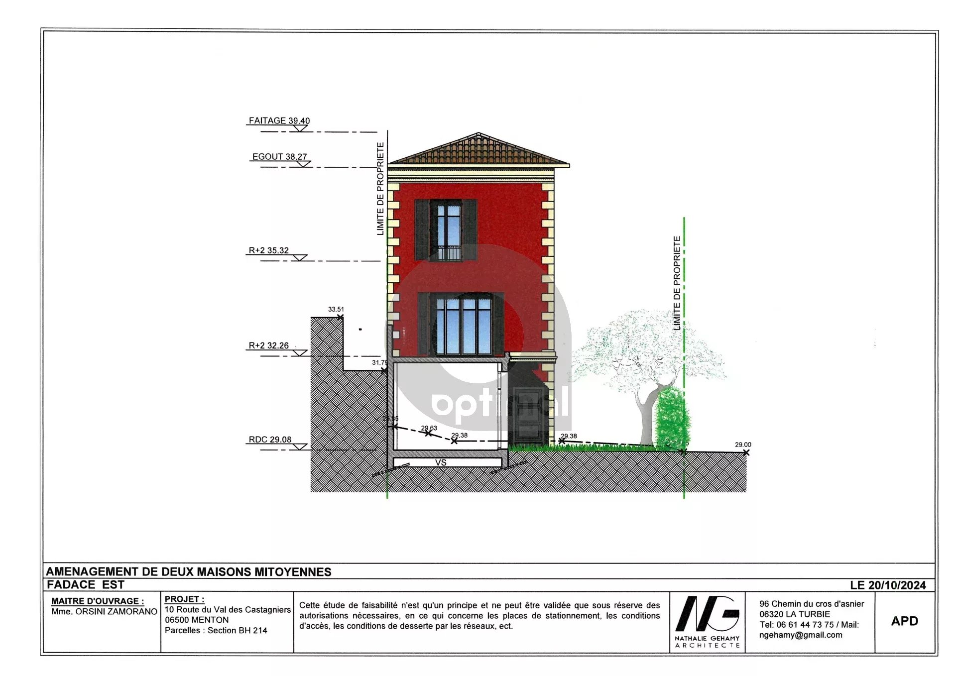 DEUX MAISONS MITOYENNE PERMIS ACCORDE ET PURGE