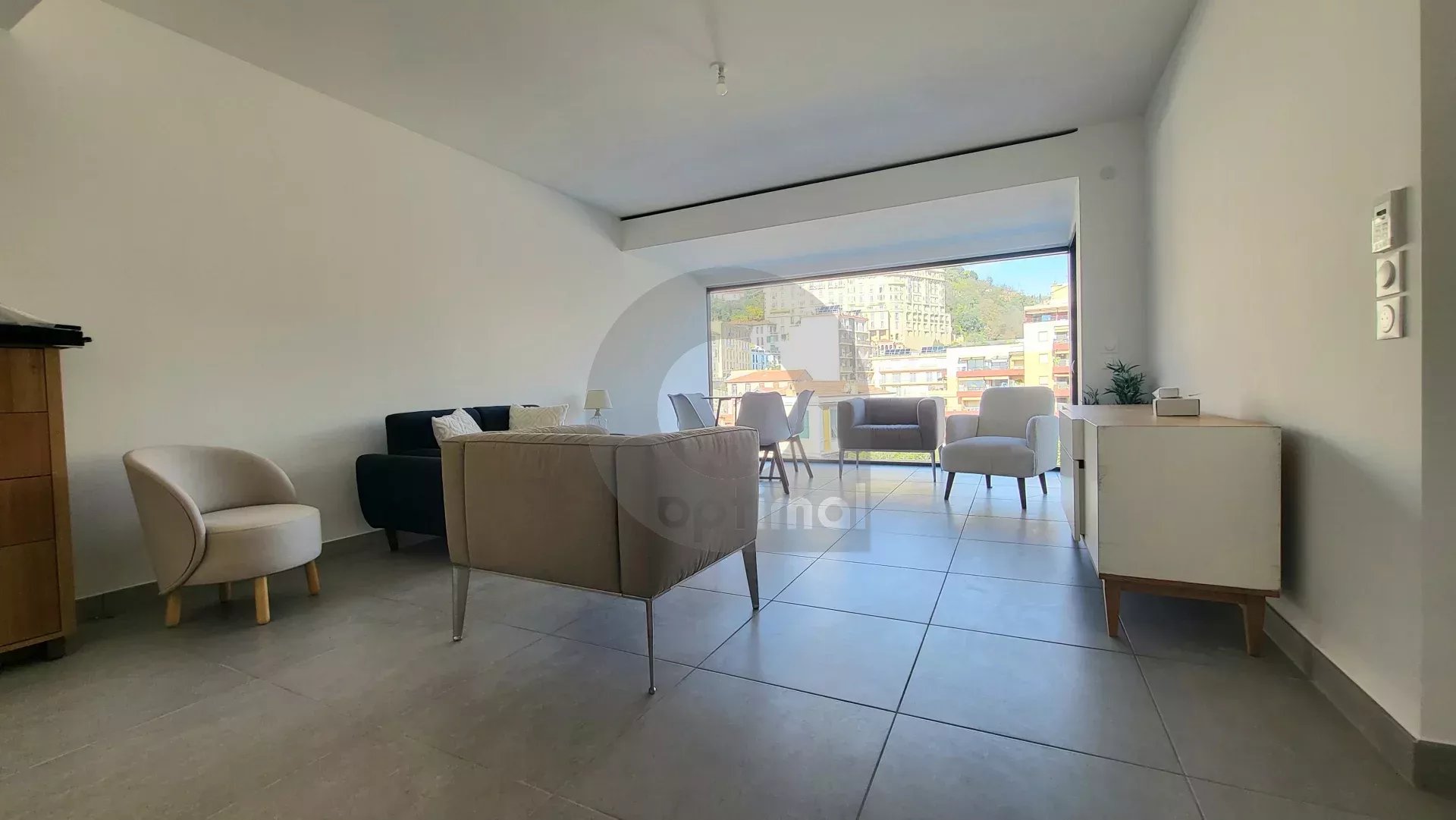 Menton centre – Immeuble neuf – Appartement deux pièces avec terrasse