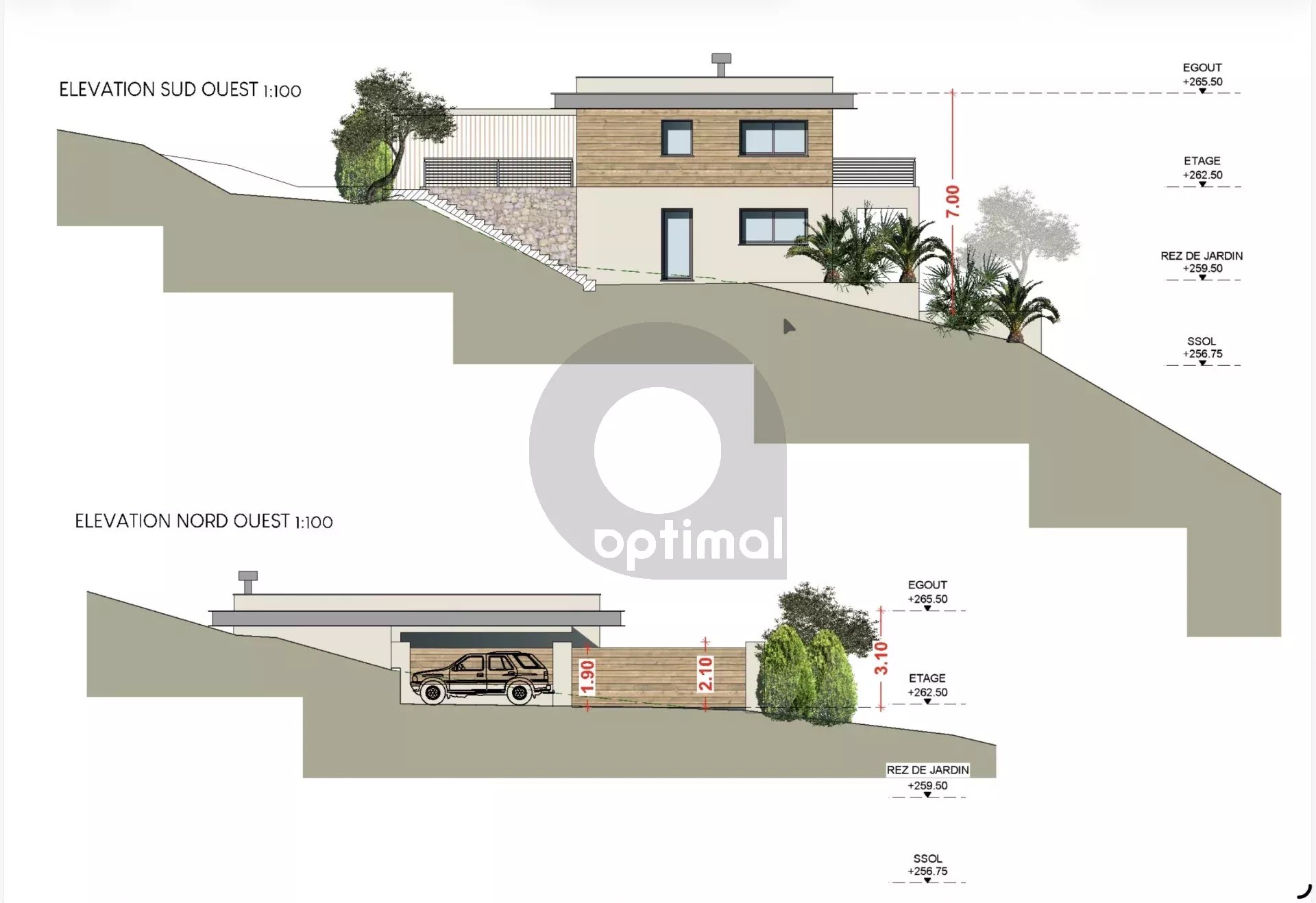 VENTE TERRAIN CONSTRUCTIBLE AVEC PERMIS DE CONSTRUIRE À GORBIO