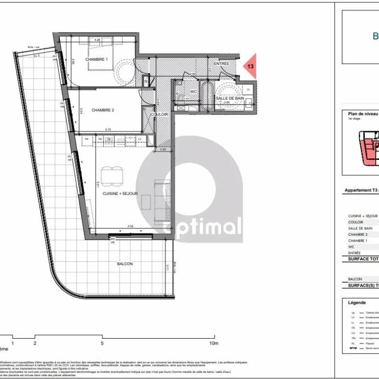 EZE – PROGRAMME NEUF – Livraison Fin 2027 – 3 PIECES avec terrasse + Parking en sous-sol