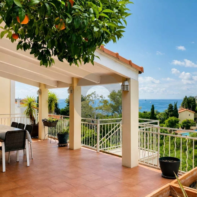VENTE APPARTEMENT DUPLEX 4P VUE MER ROQUEBRUNE CAP MARTIN-GOLFE BLEU