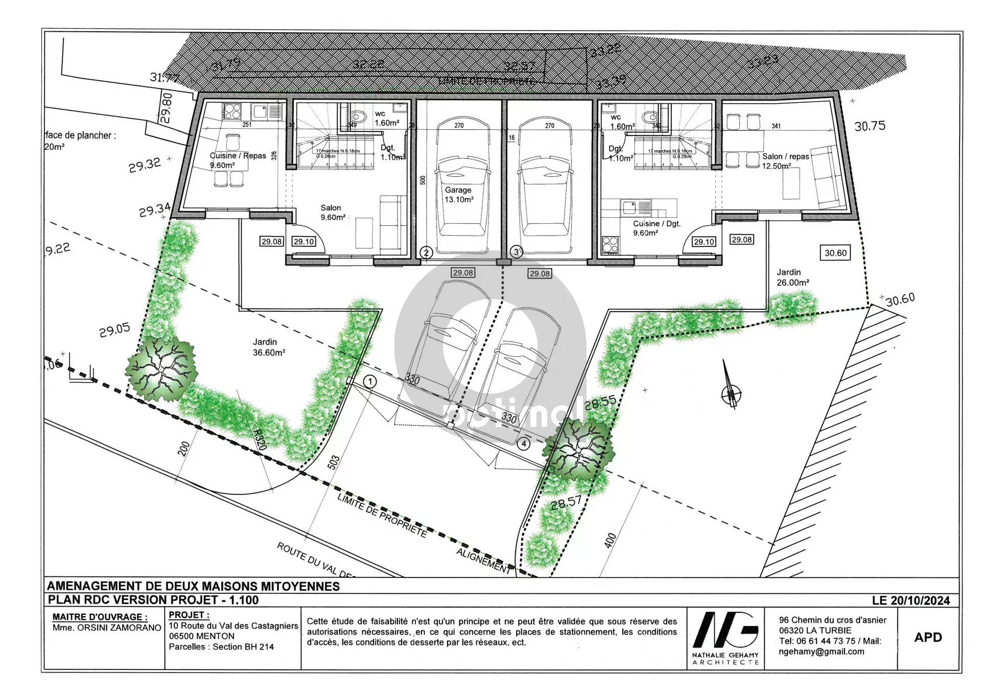 DEUX MAISONS MITOYENNE PERMIS ACCORDE ET PURGE