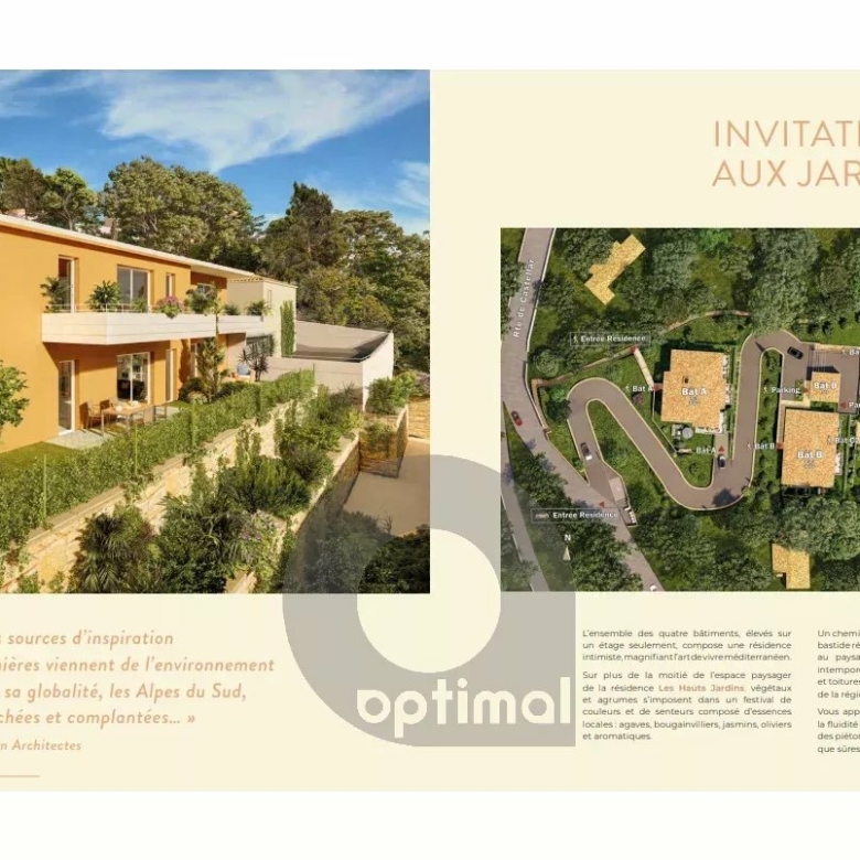 MENTON – PROGRAMME NEUF – Livraison Fin 2025 – 3 PIECES avec terrasse + Parking en sous-sol