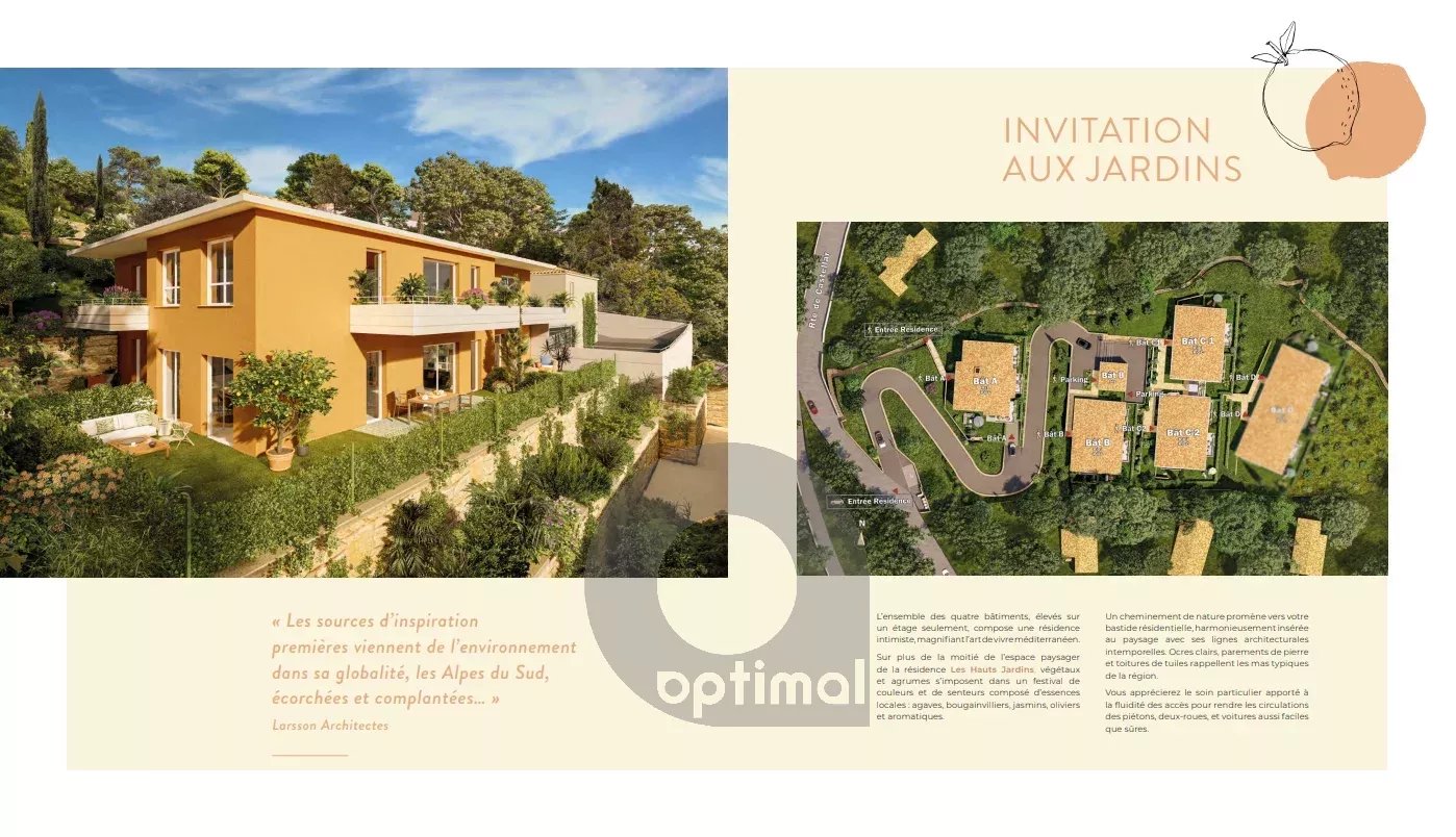 MENTON – PROGRAMME NEUF – Livraison Fin 2025 – 3 PIECES avec terrasse + Parking en sous-sol