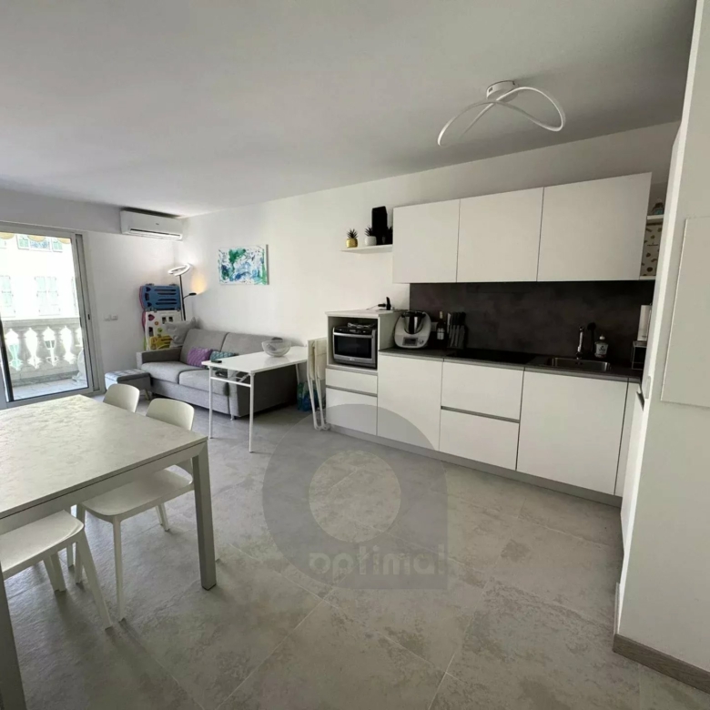 Menton centre, bord de mer, agreable 2 p avec terrasse