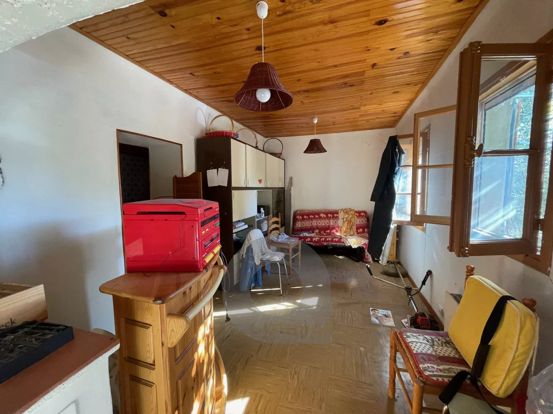 Route de Ste Agnès – Maison 3 pièces à Rénover avec terrasse et jardin – Accès pédestre