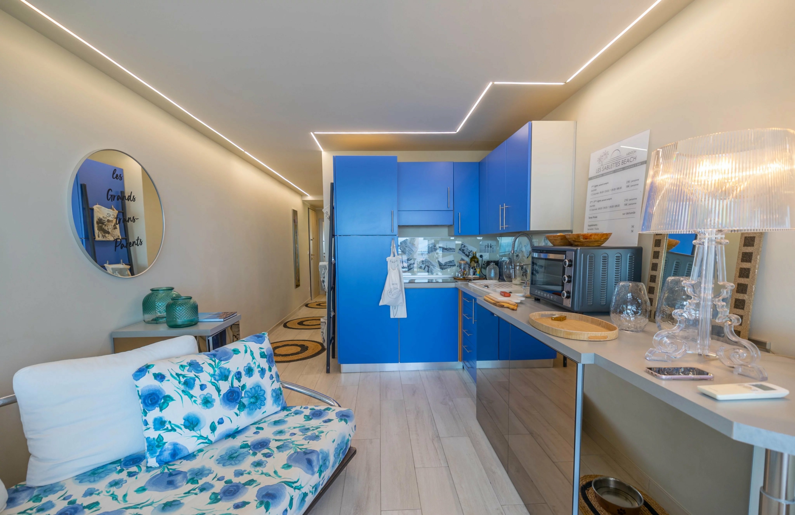 MENTON GARAVAN – MAGNIFIQUE DEUX PIECES FRONT DE MER
