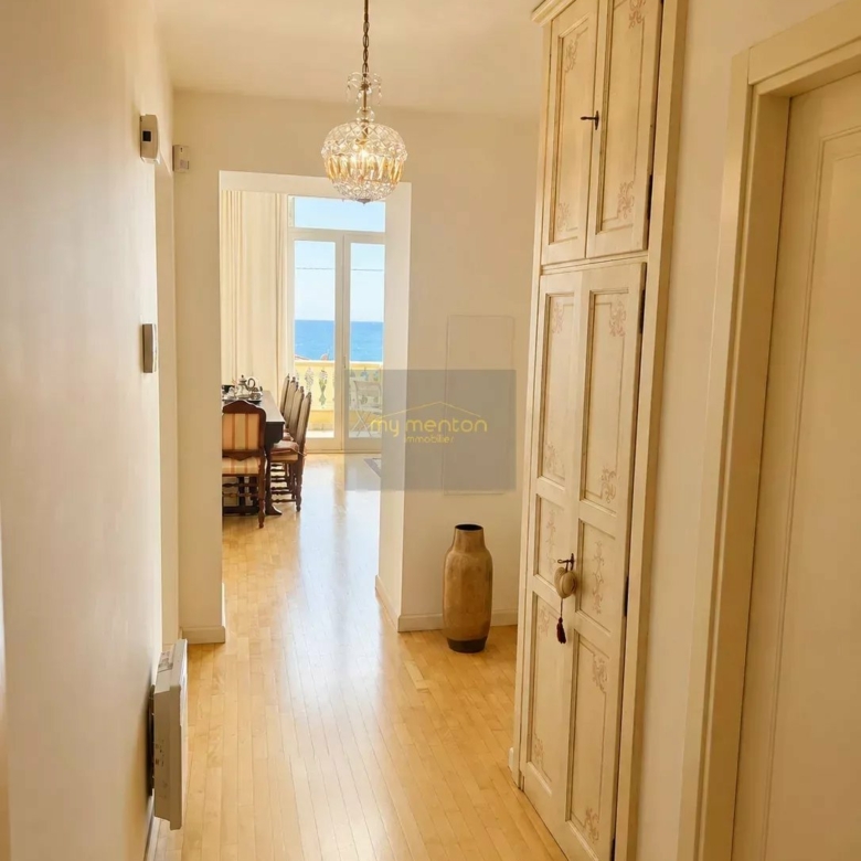 Menton Garavan – Luxueux 3 pièces avec vastes terrasses, vue mer panoramique