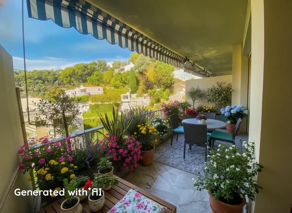 MENTON BOULEVARD GARAVAN – GRAND STUDIO, TERRASSE, PISCINE