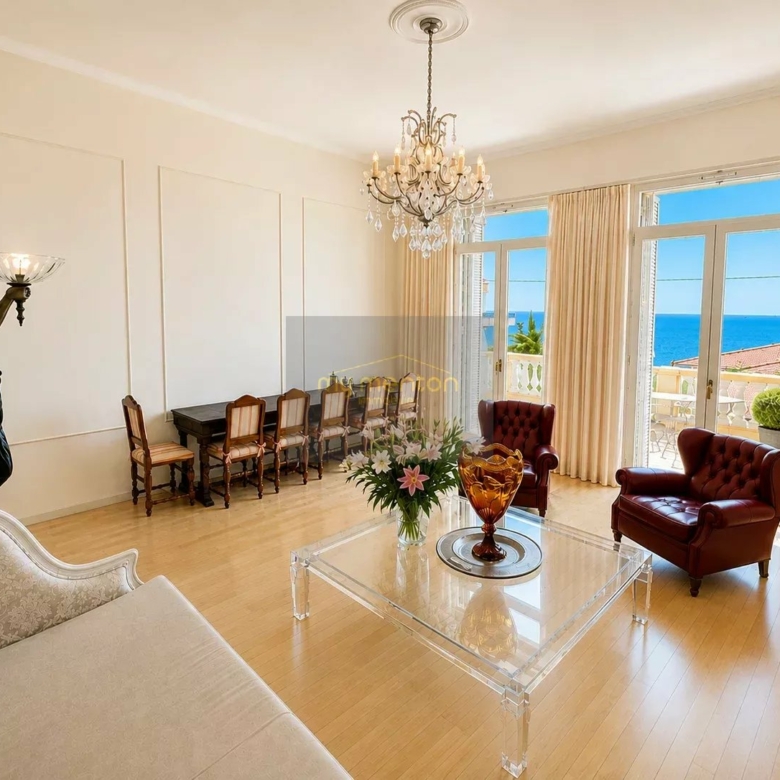 Menton Garavan – Luxueux 3 pièces avec vastes terrasses, vue mer panoramique