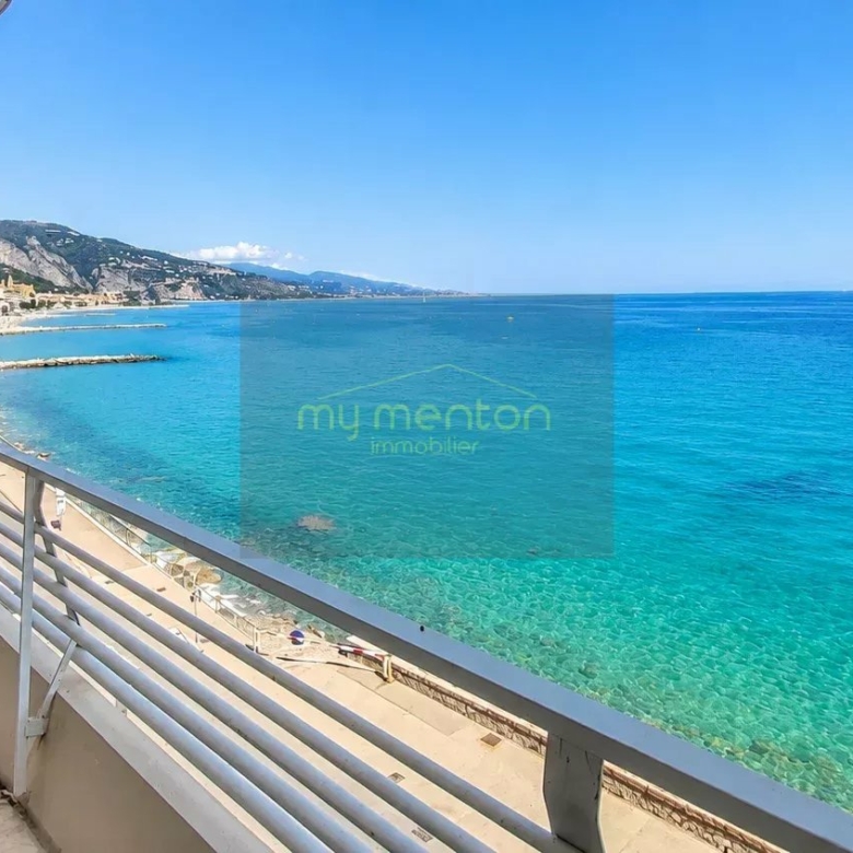 MENTON – MADONE | APPARTEMENT D’ANGLE FACE À LA MER