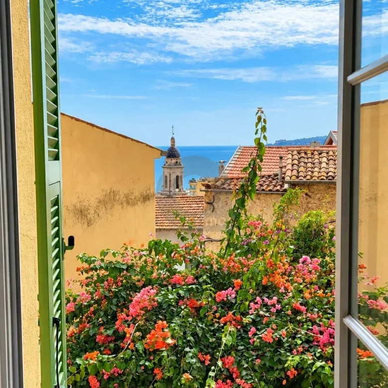 Menton vieille ville – 2 Pièces – Beaucoup de charme