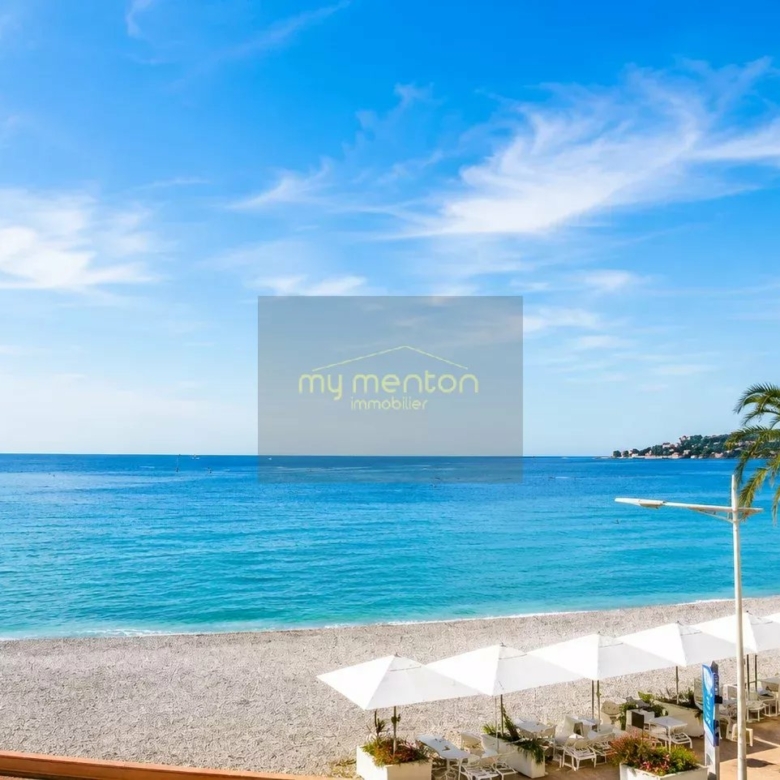 MENTON CENTRE ;  Appartement Bourgeois Front de mer