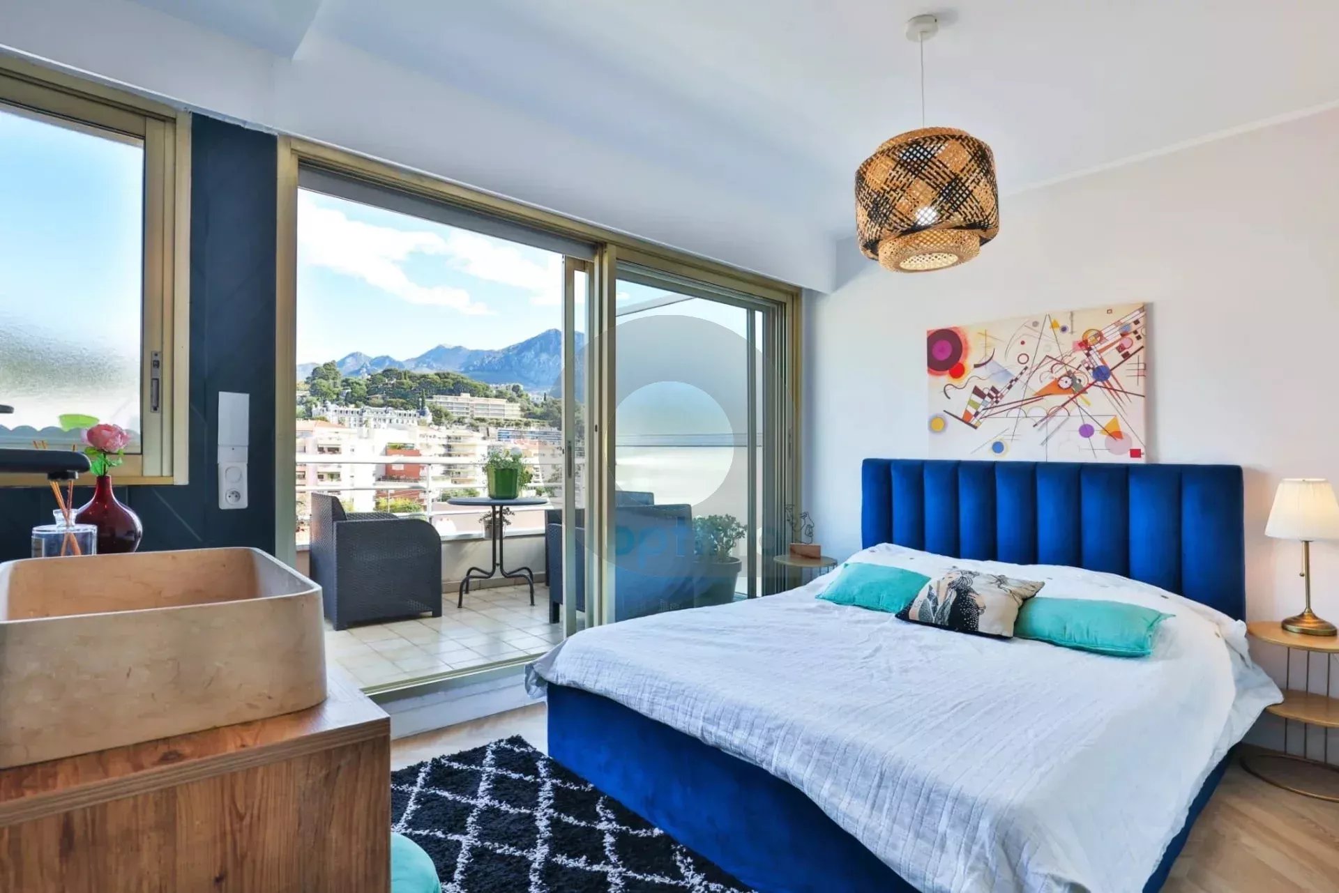 Centre Carnolès: Très bel appartement 4P avec Solarium – Vue panoramique – Garage