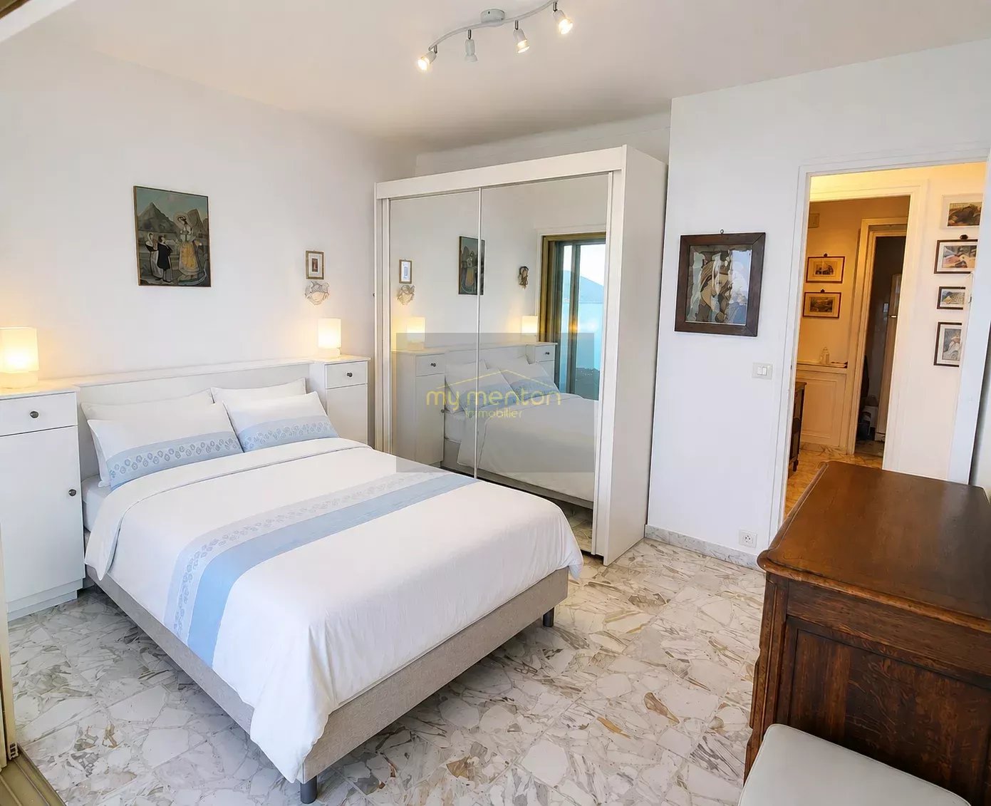 MENTON – MADONE | APPARTEMENT D’ANGLE FACE À LA MER
