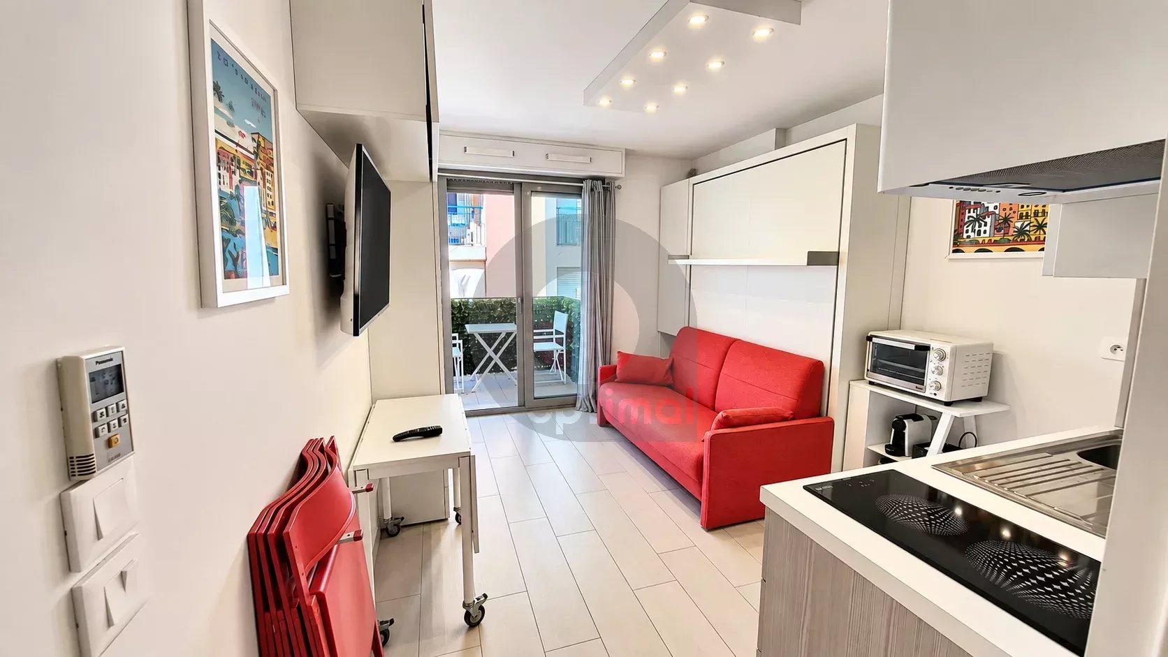 Menton Casino – Coquet studio – Immeuble récent – 100 mt des plages