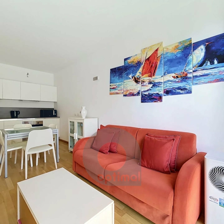 Menton Garavan – Résidence de grand standing – 2 pièces avec balcon – Vue latérale mer
