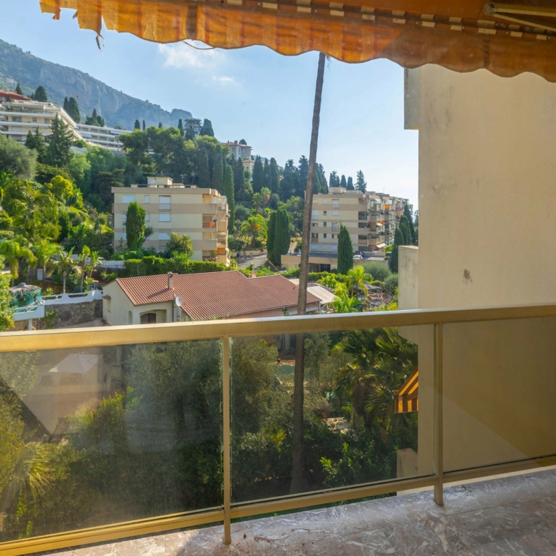 Menton Garavan 4 piéces au calme, vue mer
