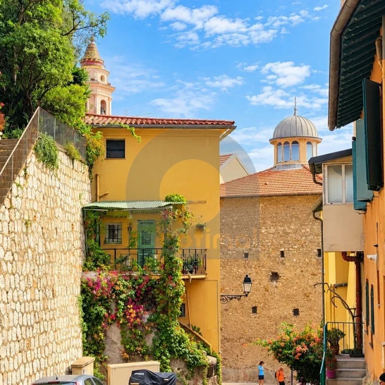 Menton vieille ville – 2 Pièces – Beaucoup de charme